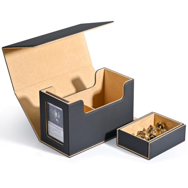 UAONO 3-in-1 Commander deck box with dice tray